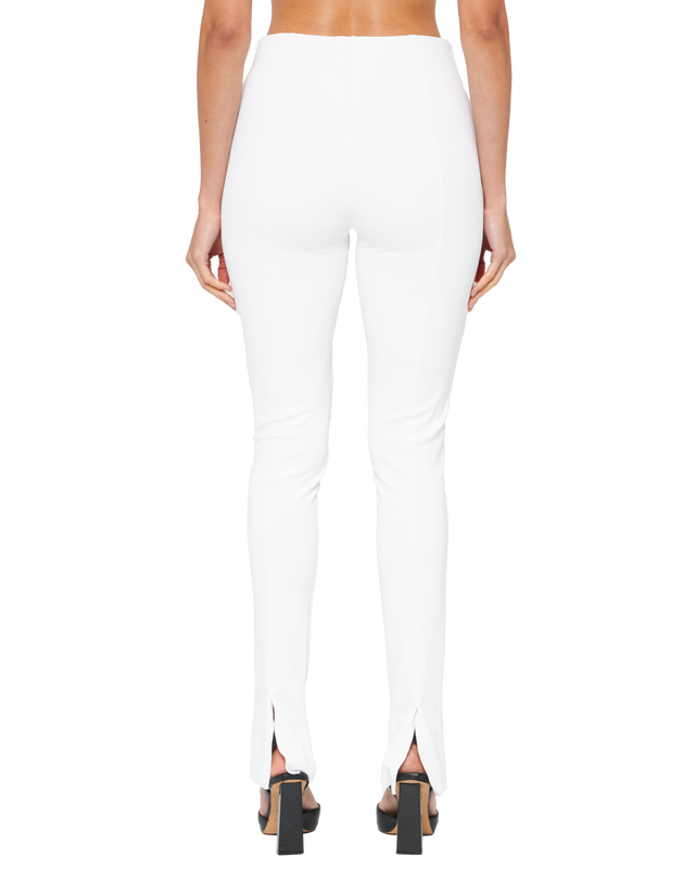 Precision Slit Pants - Ivory Whisper