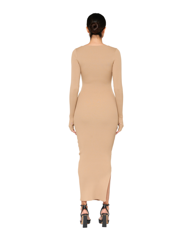 Venetian Elegance Dress - Desert Sand